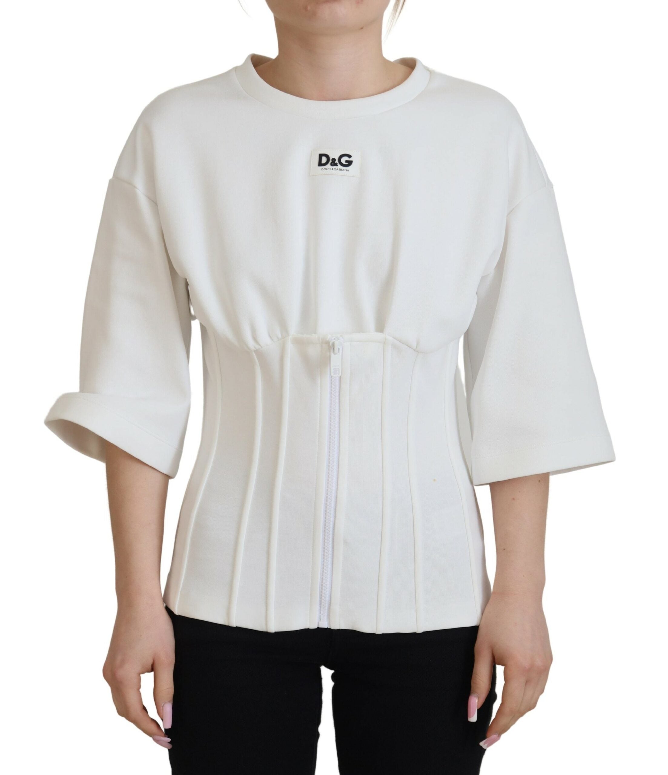 Bluză elegantă cu corset Dolce &amp; Gabbana