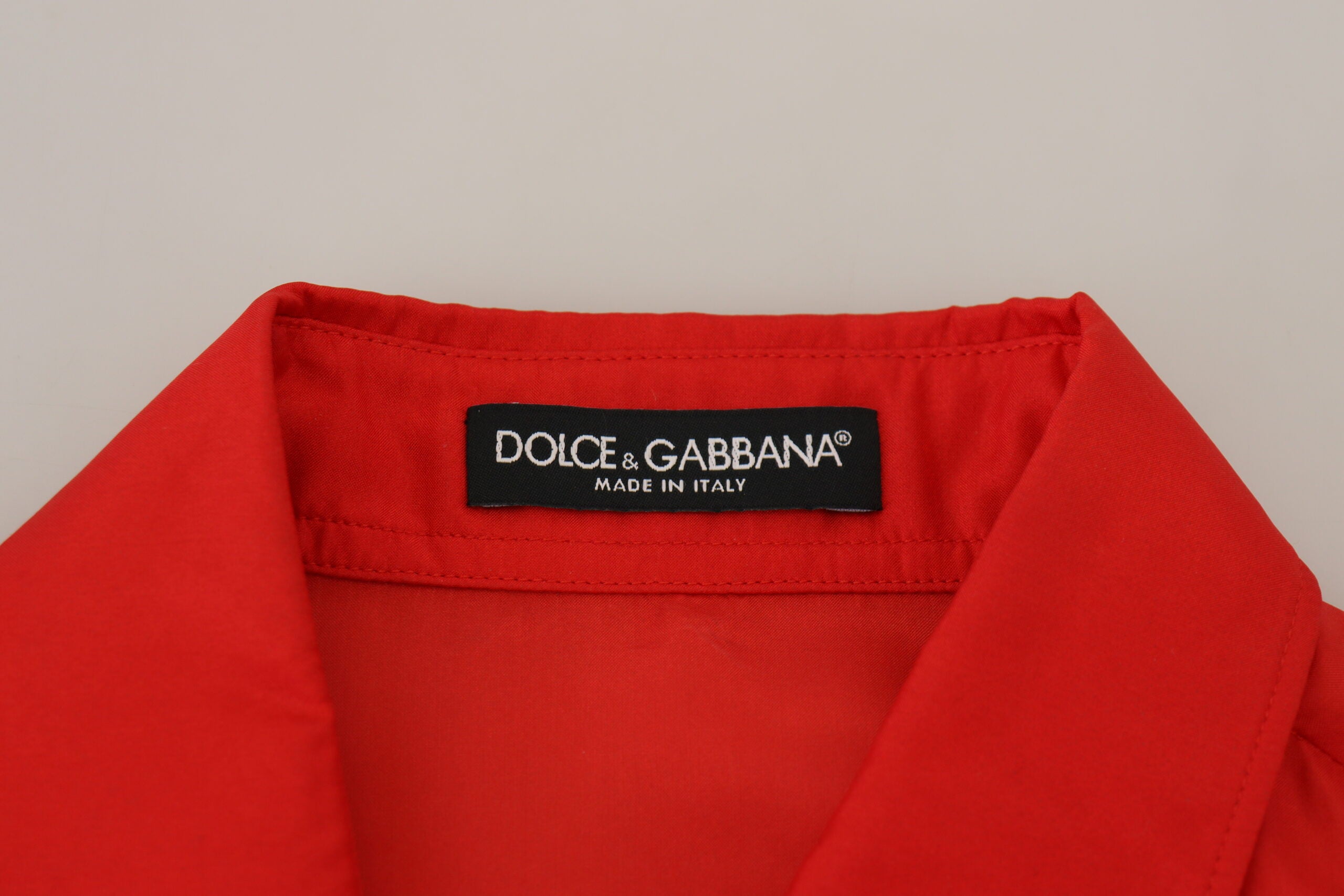 Dolce &amp; Gabbana - Bluză polo elegantă cu guler din mătase și mânecă lungă