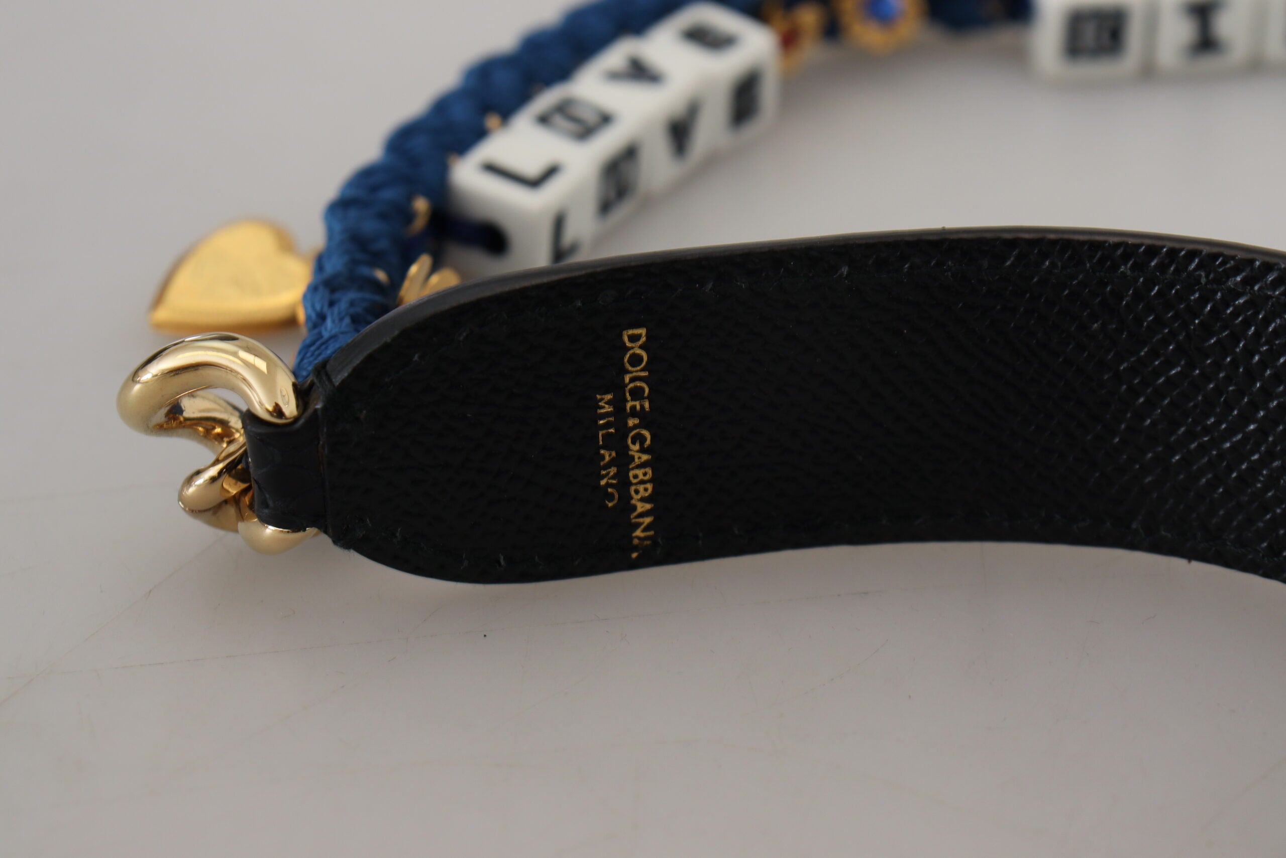 Curea de umăr din piele multicoloră Dolce &amp; Gabbana Lux
