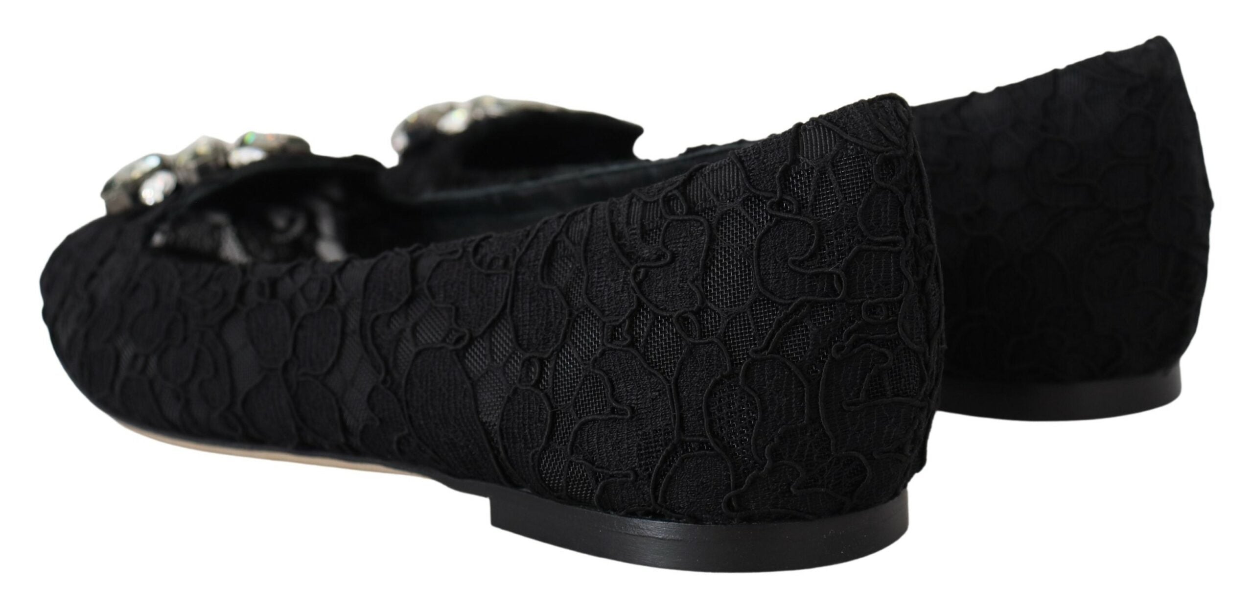 Dolce &amp; Gabbana Pantofi sport eleganți cu imprimeu floral și dantelă plată