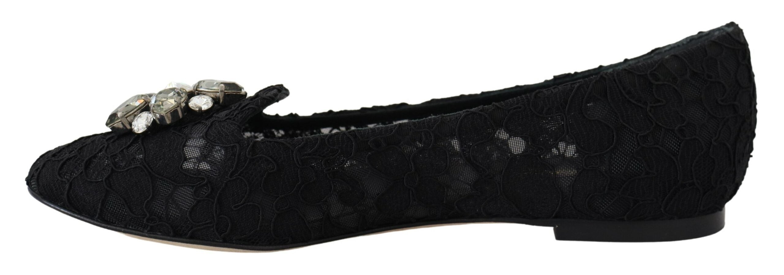 Dolce &amp; Gabbana Pantofi sport eleganți cu imprimeu floral și dantelă plată