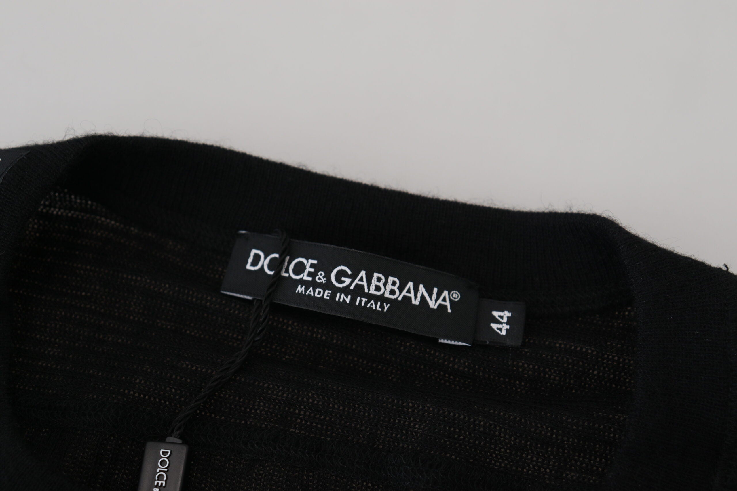 Pulover elegant Dolce &amp; Gabbana din cașmir negru