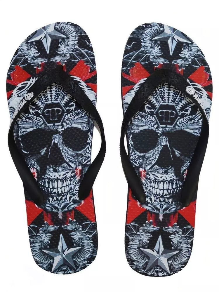 Philipp Plein Mehrfarbige Polyester-Sandalen für Damen