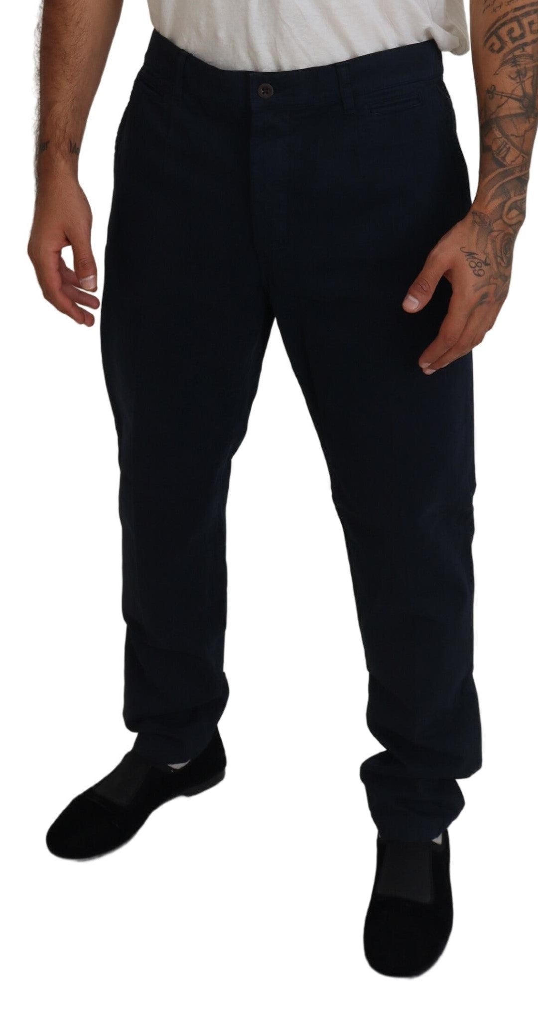 Dolce &amp; Gabbana – Elegante Chinos in Blau