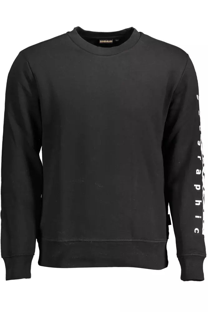 Napapijri – Veredeln Sie Ihren Stil mit einem eleganten schwarzen Sweatshirt