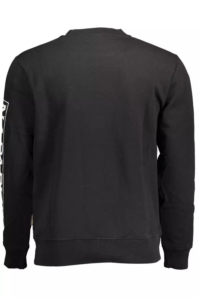 Napapijri – Veredeln Sie Ihren Stil mit einem eleganten schwarzen Sweatshirt