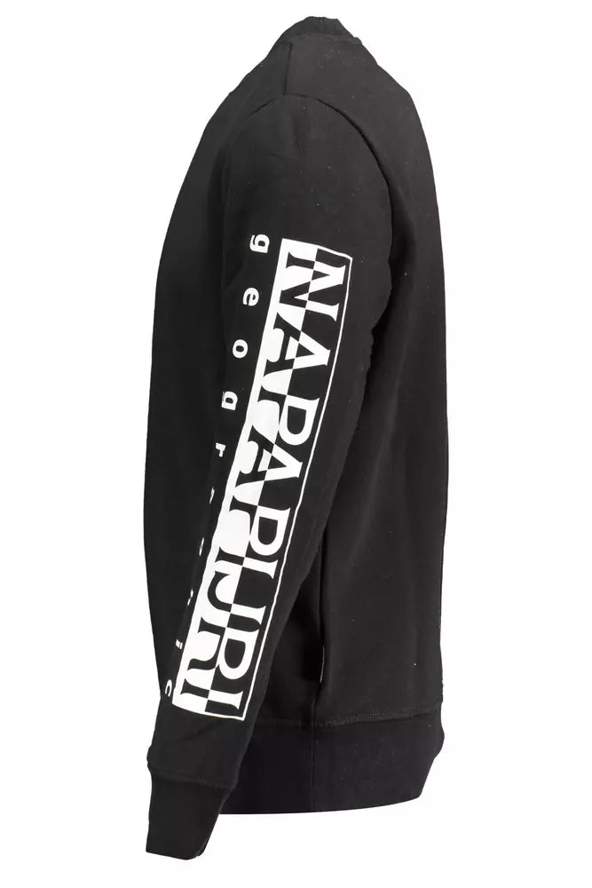Napapijri – Veredeln Sie Ihren Stil mit einem eleganten schwarzen Sweatshirt