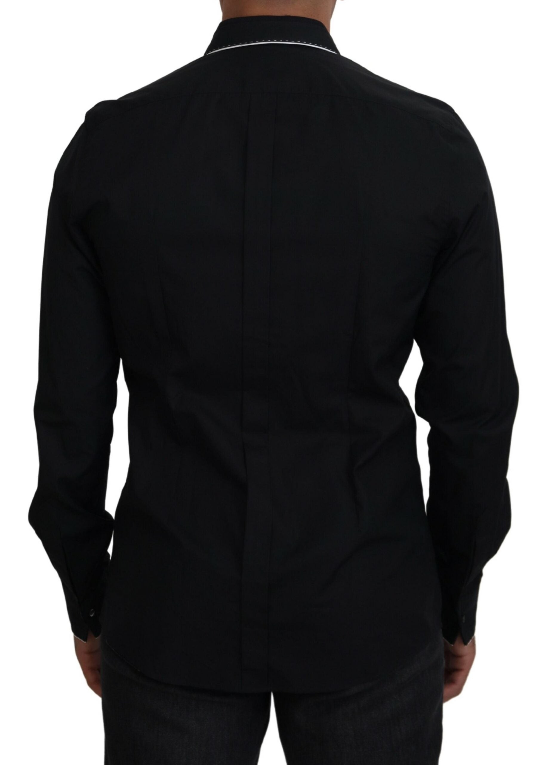 Dolce &amp; Gabbana – Elegantes Smokinghemd im Slim Fit