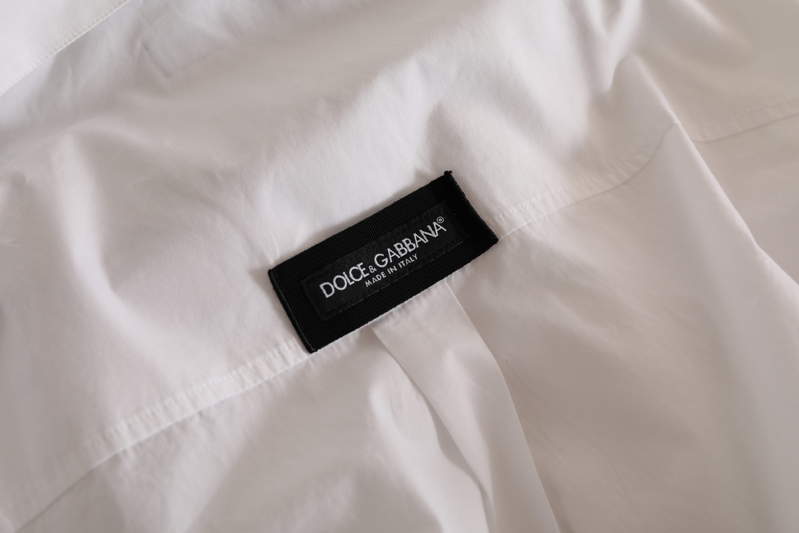 Dolce &amp; Gabbana Elegantes weißes formelles Baumwollhemd