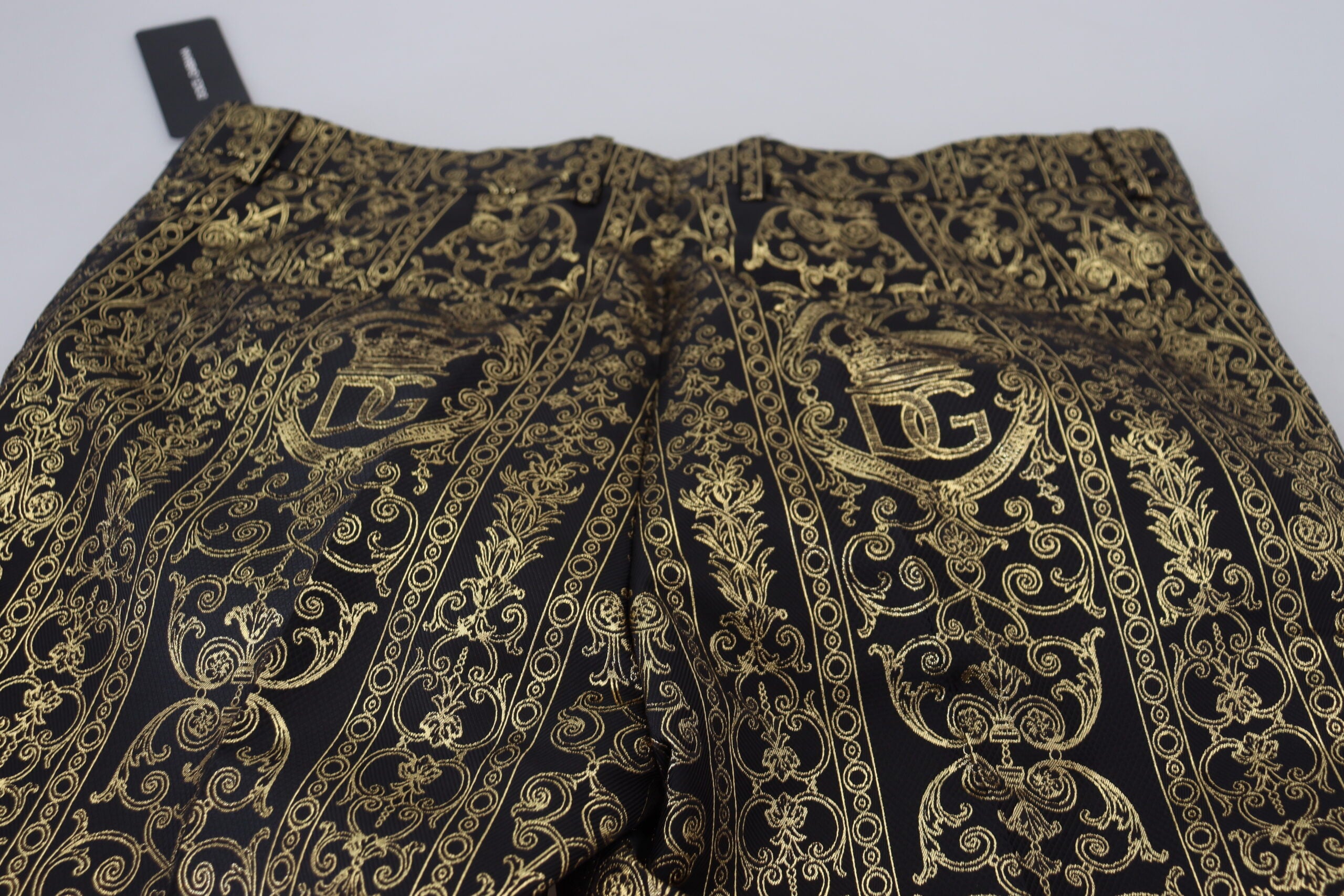 Dolce &amp; Gabbana Elegante Jacquard-Abendhose
