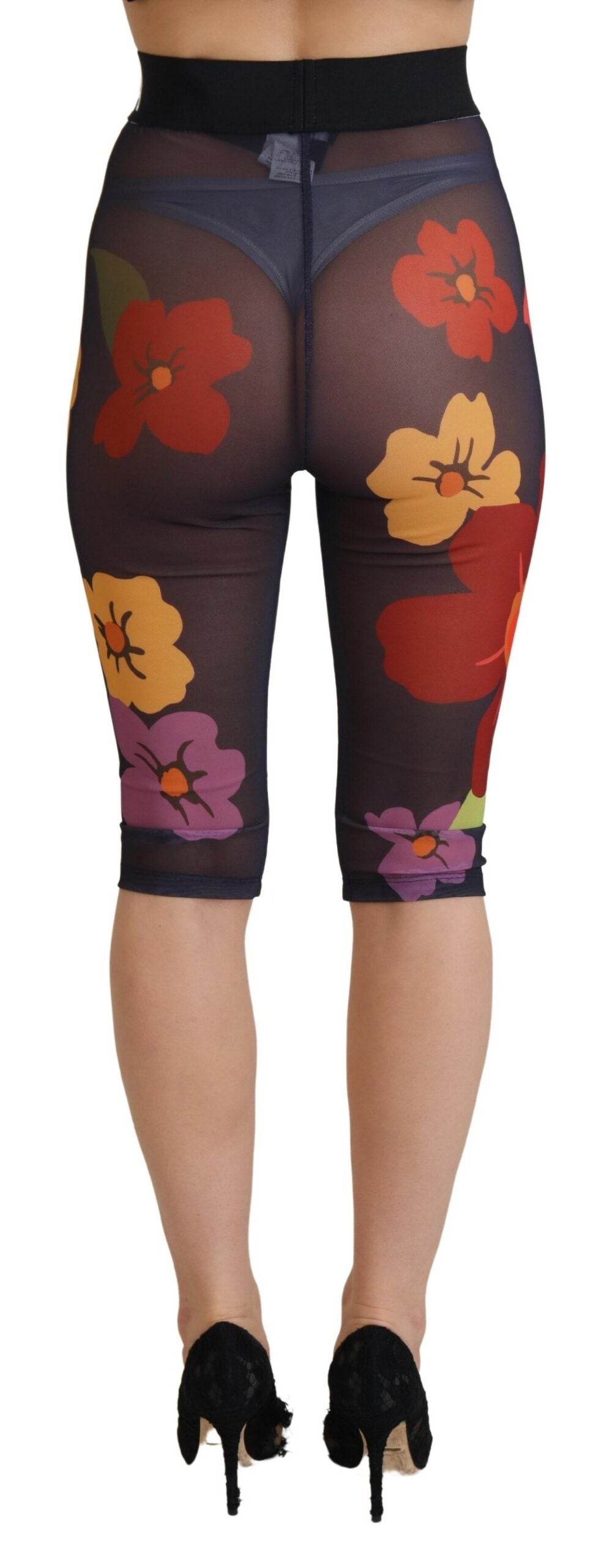Dolce &amp; Gabbana Elegante Leggings mit Blumendruck und hoher Taille