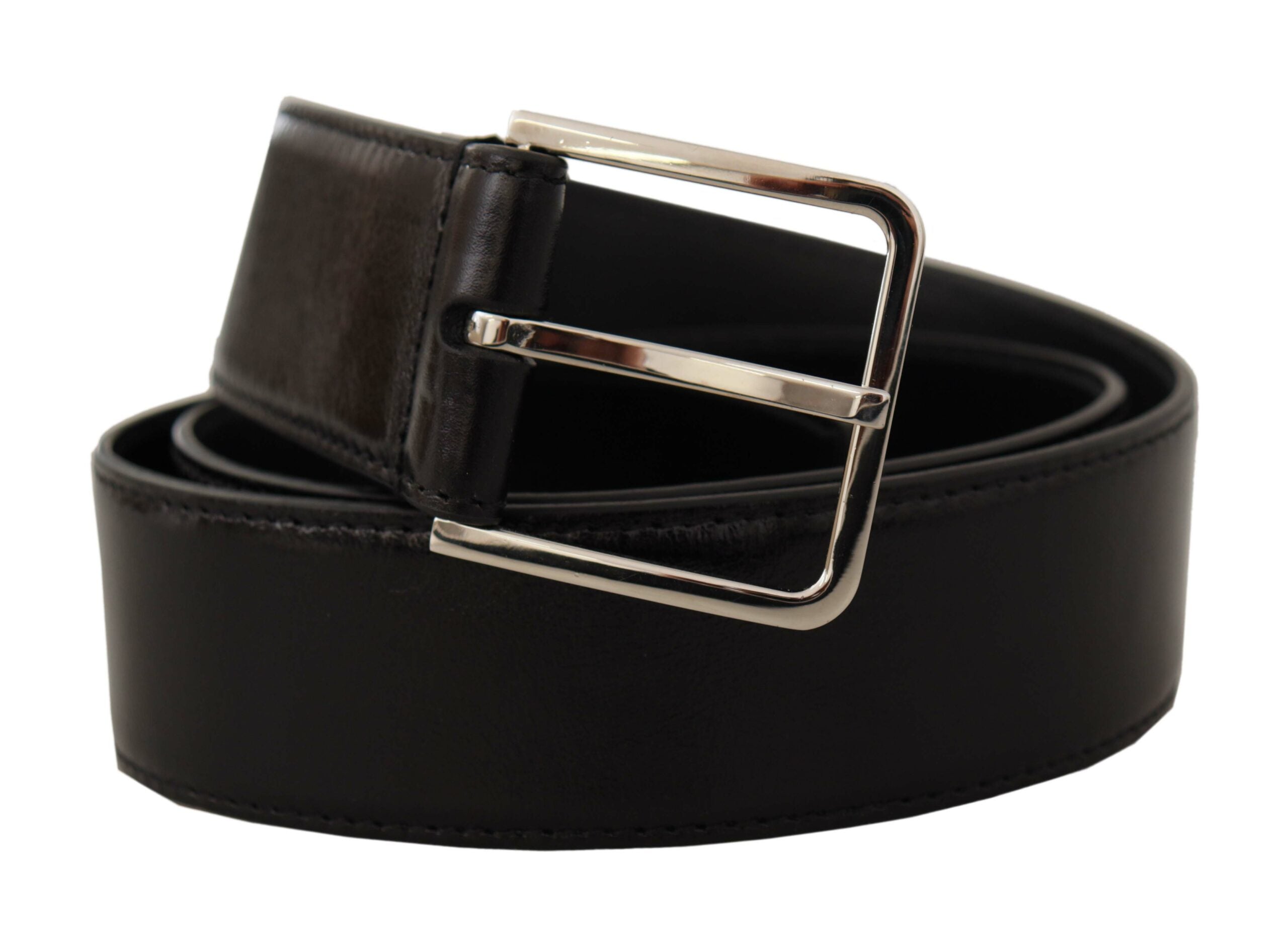 Curea elegantă din piele Dolce &amp; Gabbana cu cataramă metalică