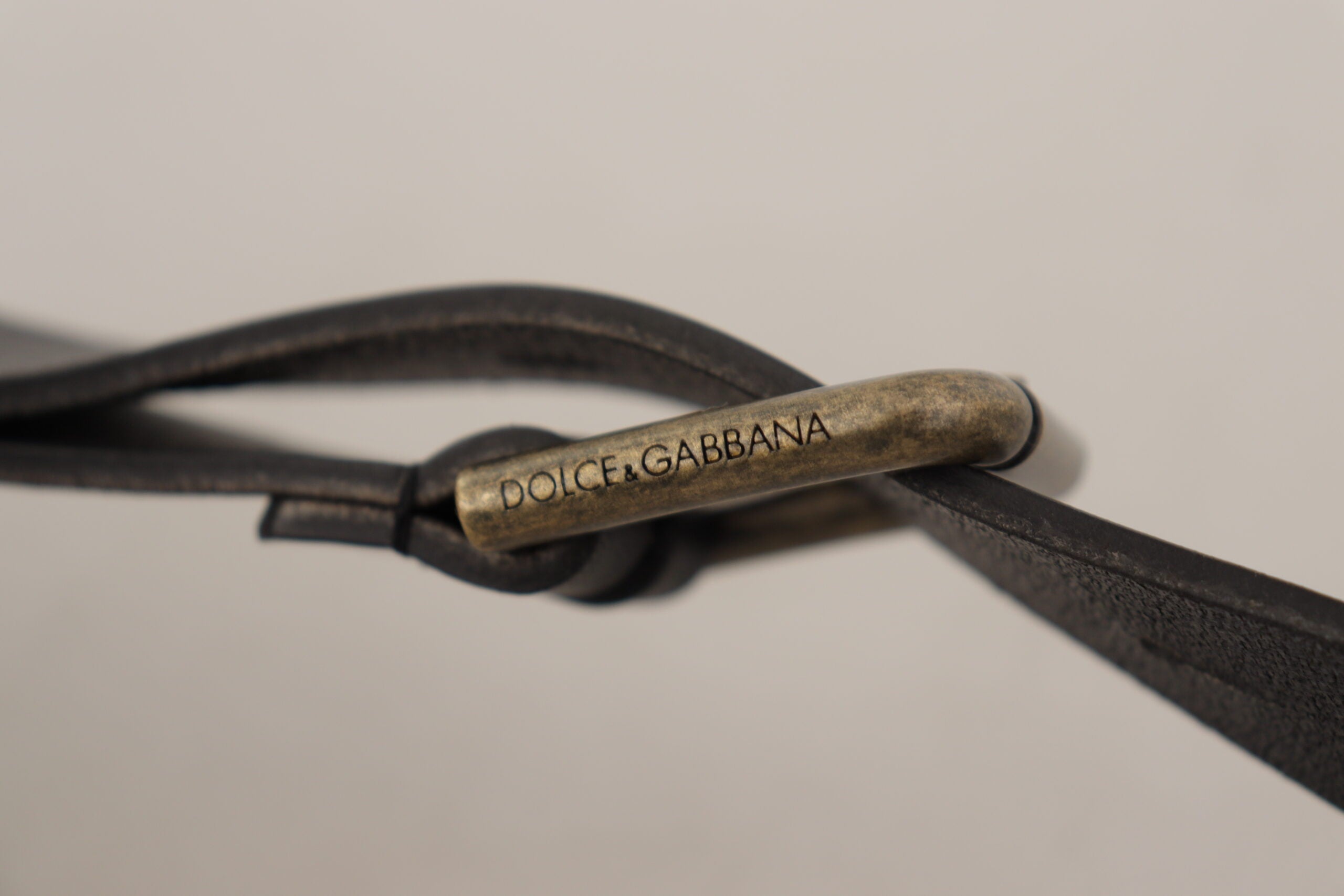 Curea elegantă din piele italiană Dolce &amp; Gabbana