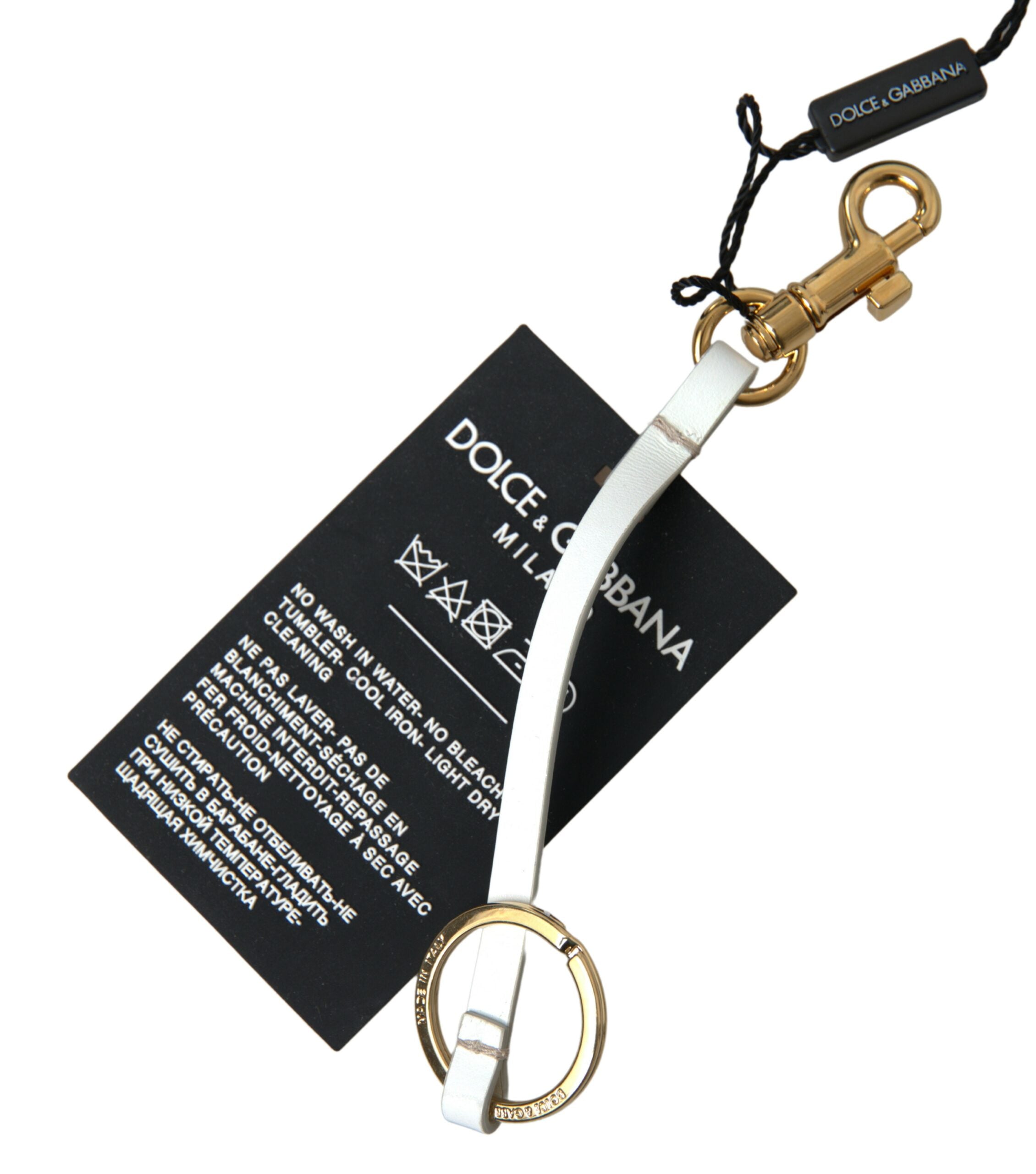 Breloc Dolce &amp; Gabbana Chic Black and Gold de designer