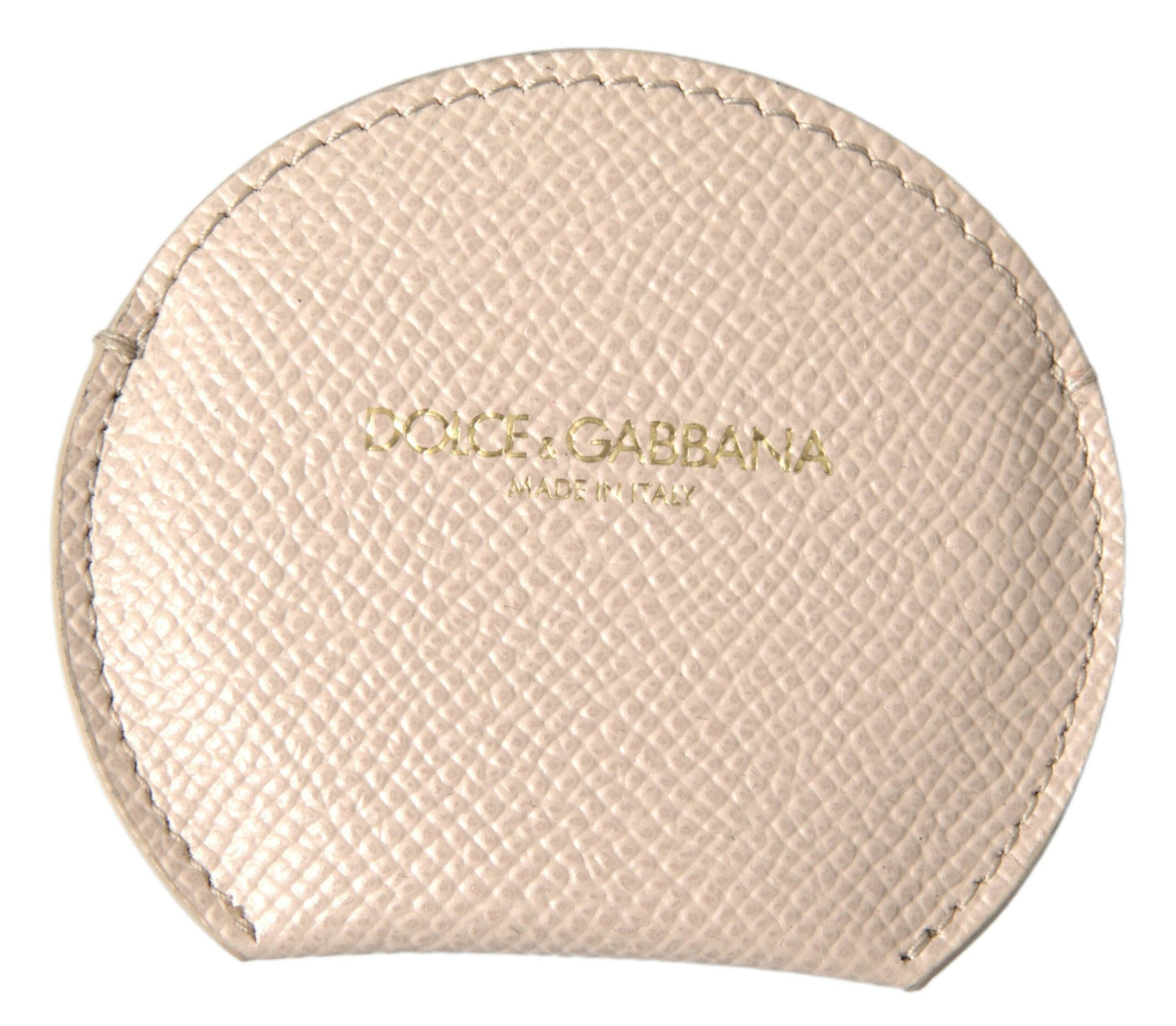 Suport elegant pentru oglindă de mână din piele de vițel Dolce &amp; Gabbana