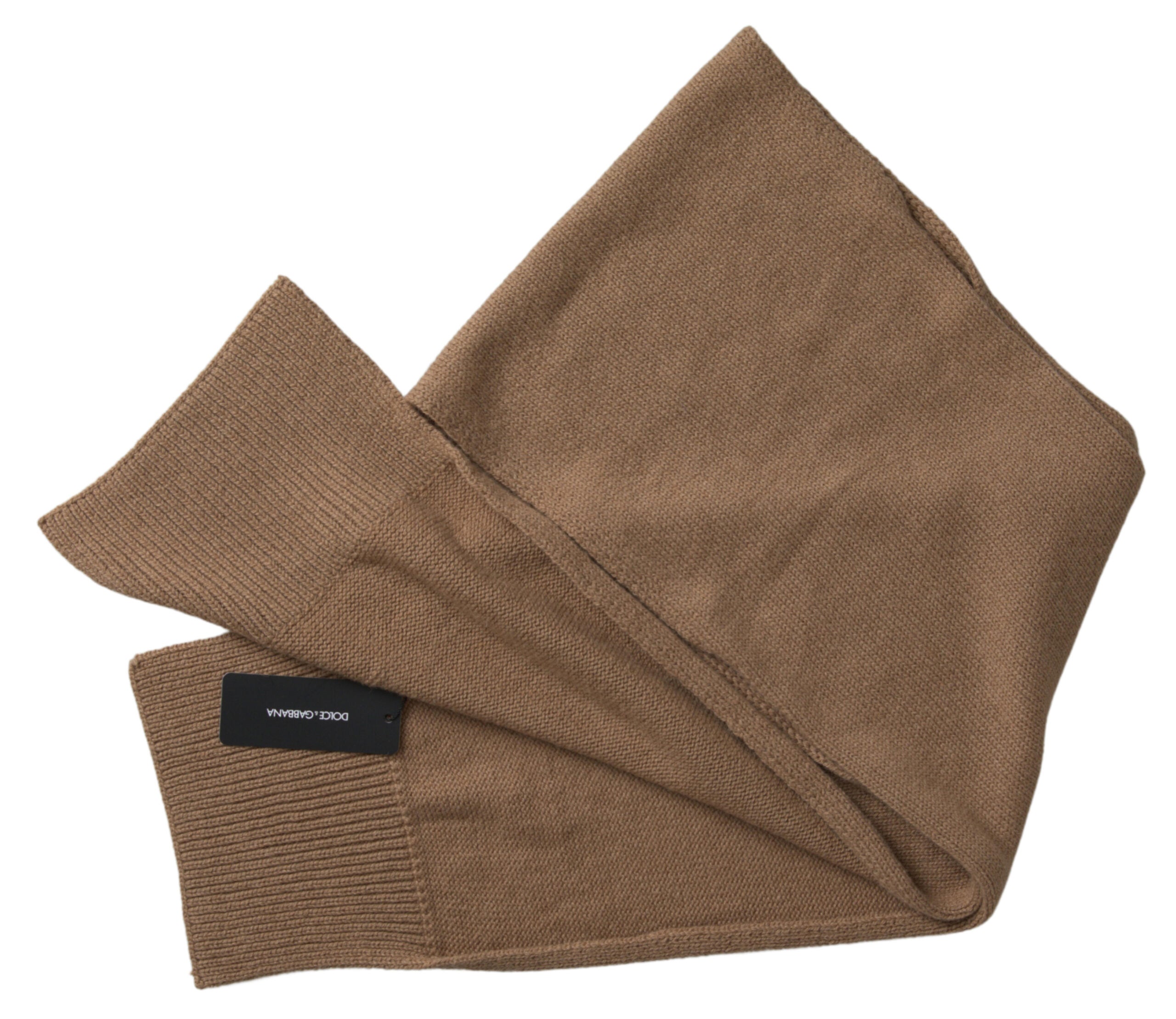 Eșarfă Dolce &amp; Gabbana Elegant Camel Brown pentru femei
