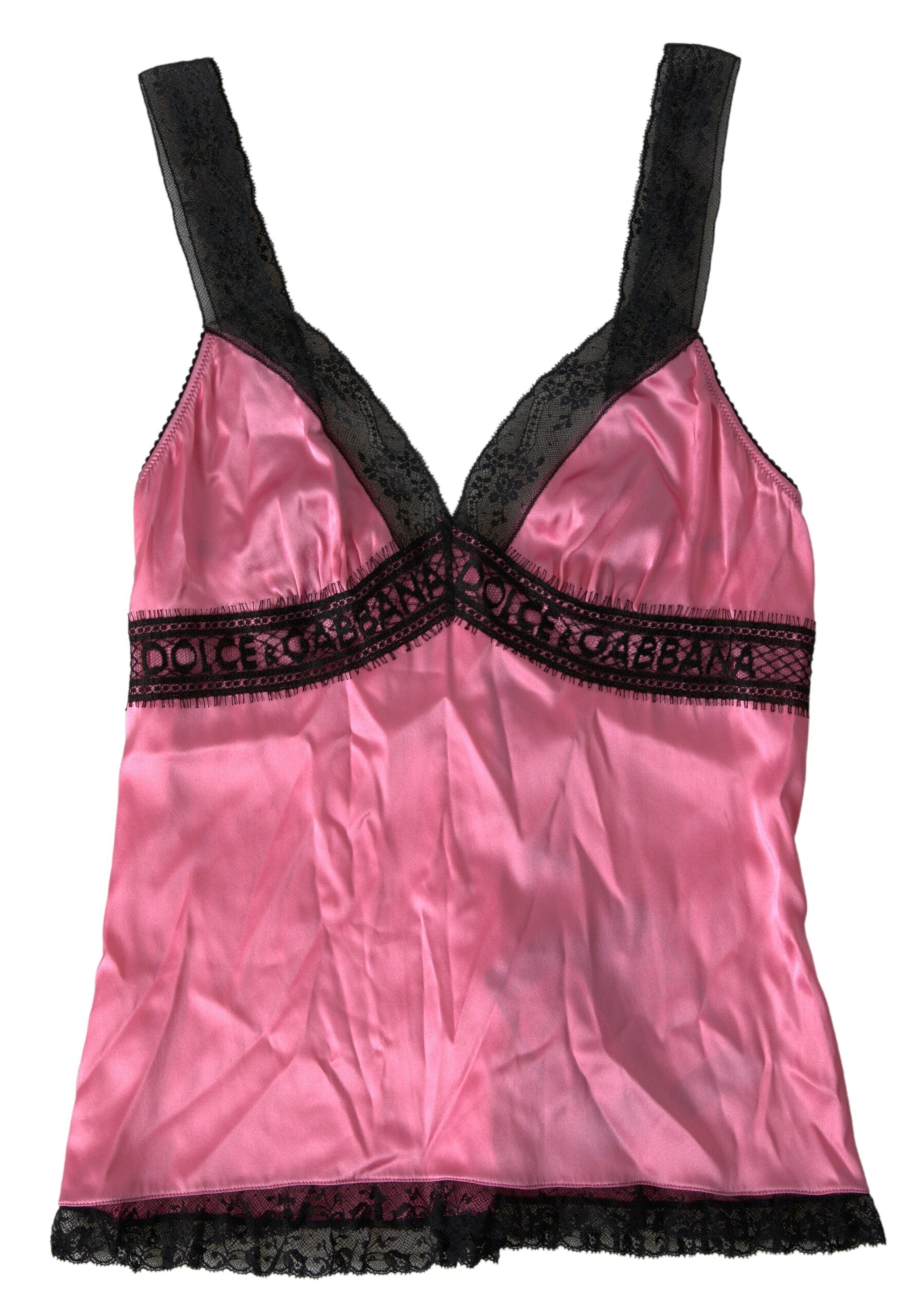 Dolce &amp; Gabbana Seiden-Camisole in Rosa