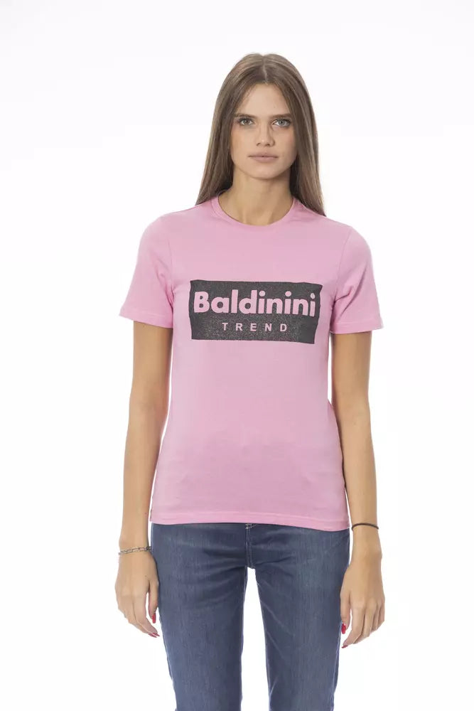 Tricou Baldinini Trend din bumbac multicolor pentru femei