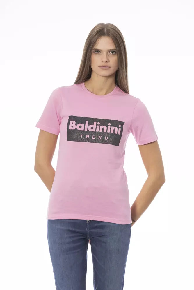 Tricou Baldinini Trend din bumbac multicolor pentru femei