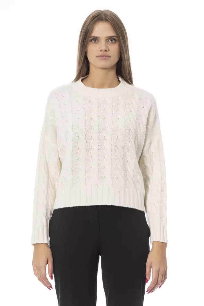 Baldinini Trend Beige Wollpullover für Damen