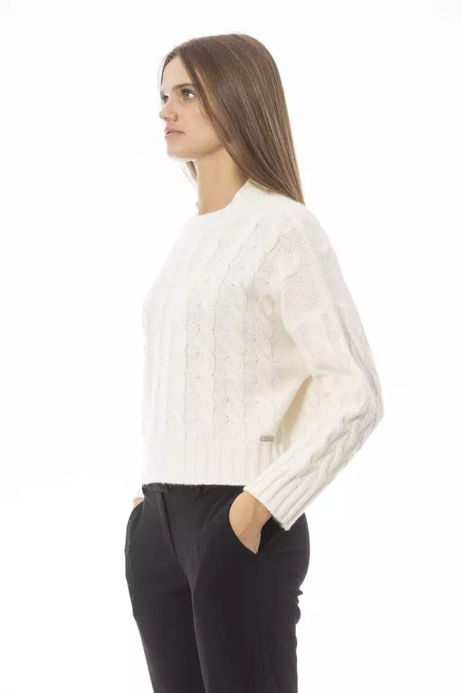 Baldinini Trend Beige Wollpullover für Damen