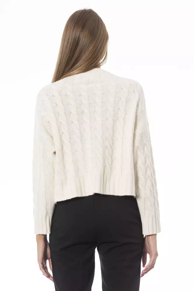 Baldinini Trend Beige Wollpullover für Damen