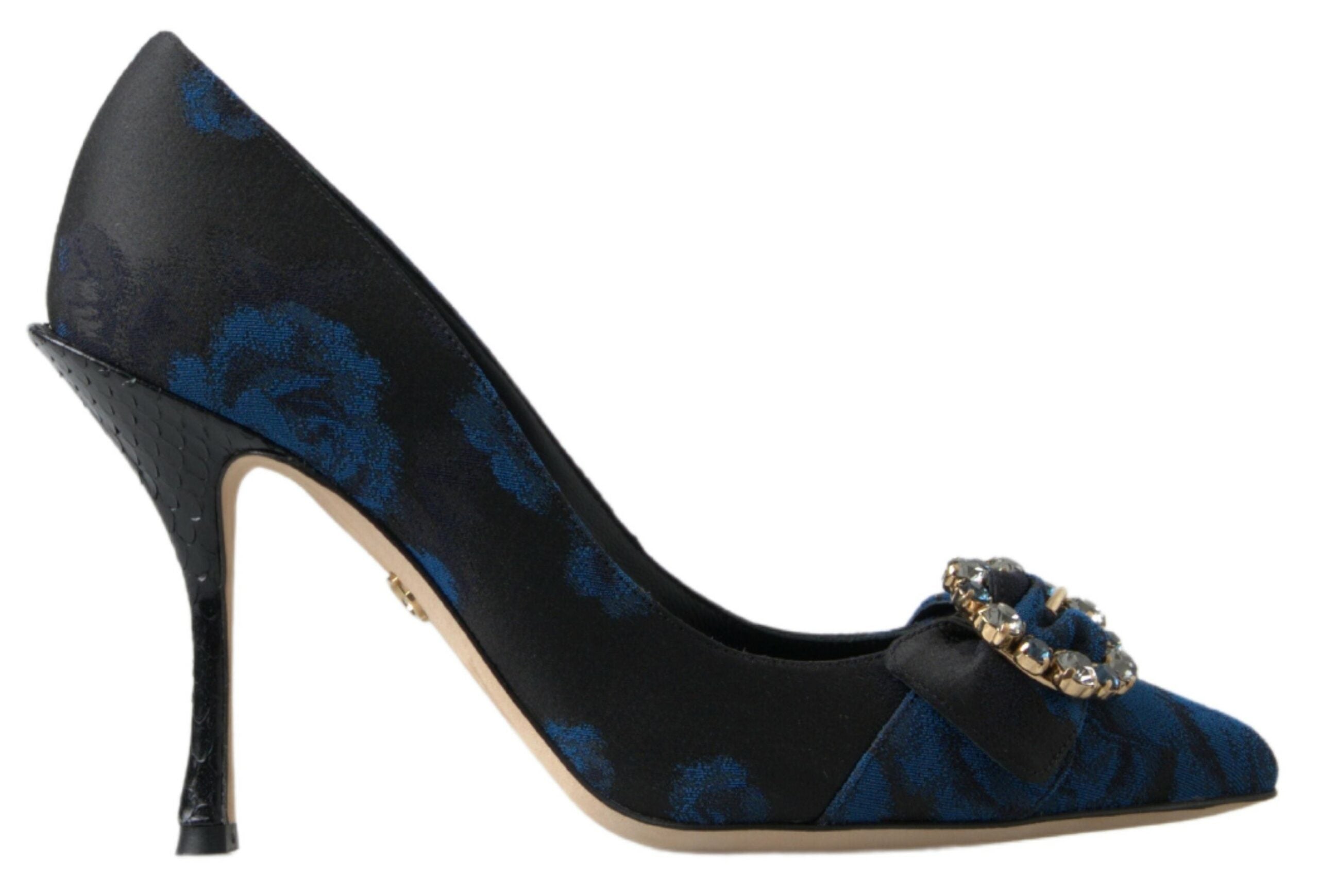 Dolce &amp; Gabbana Elegante Pumps mit blauen Kristallen