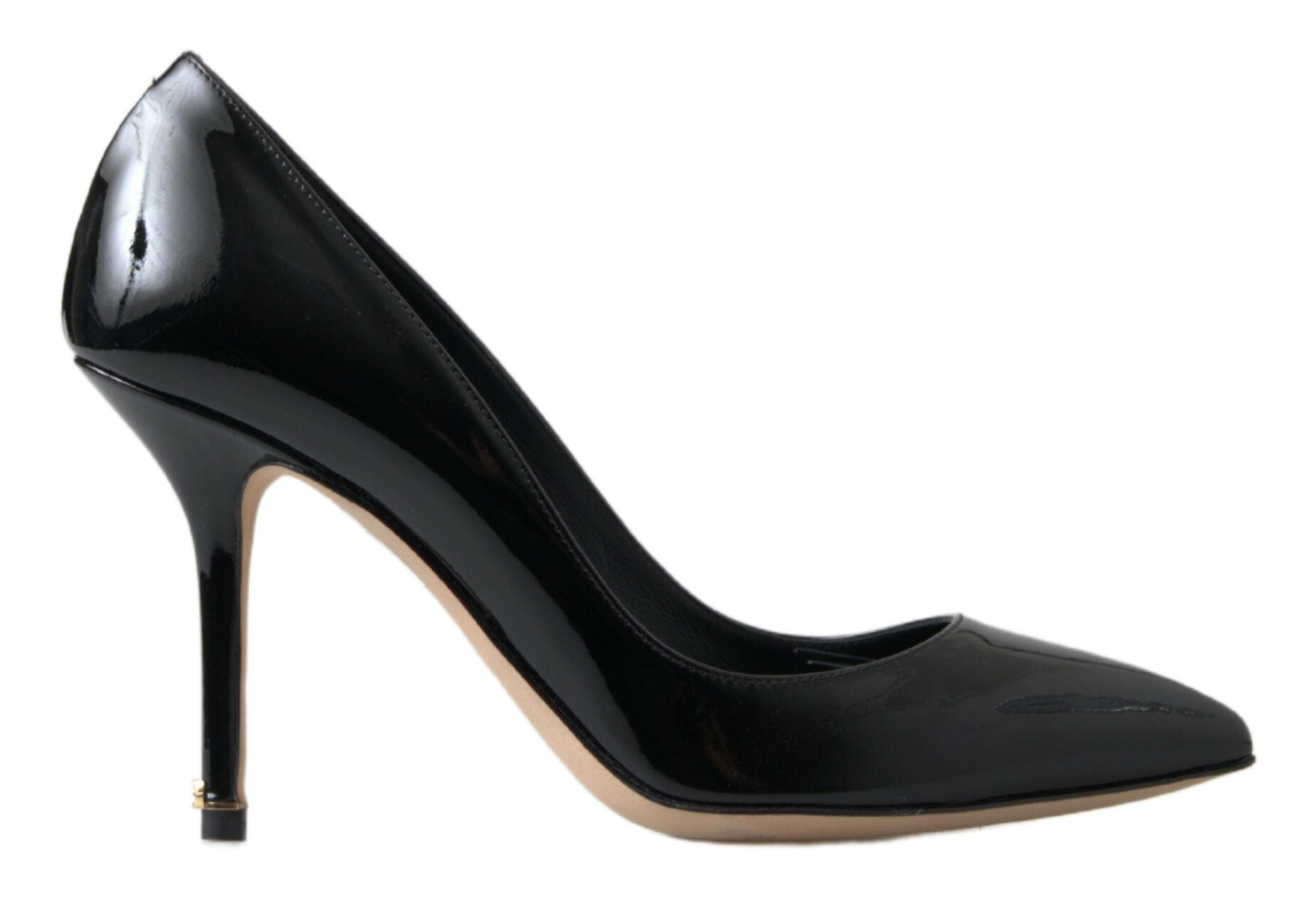Dolce &amp; Gabbana Elegante Pumps aus Lackleder mit Absatz