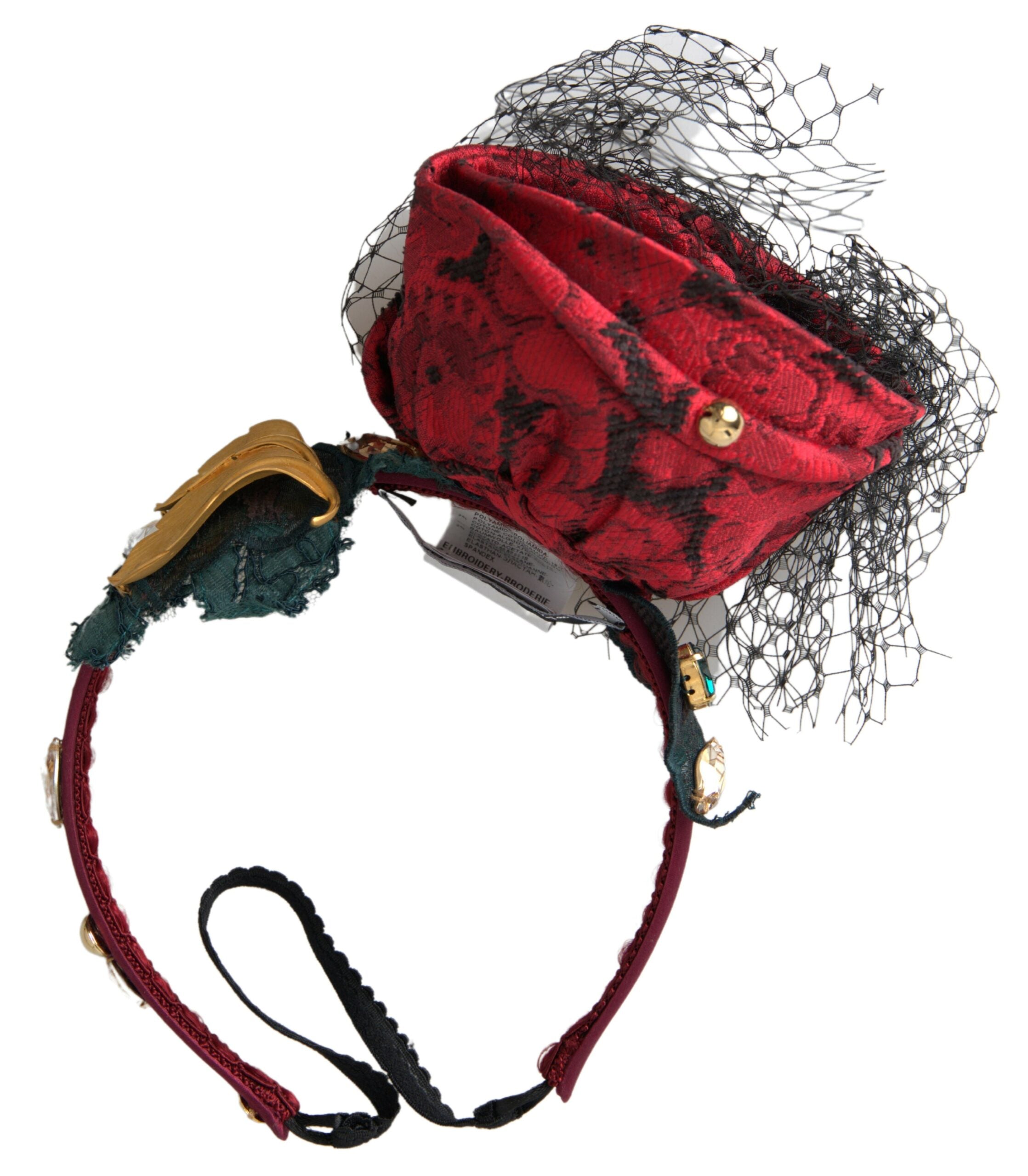 Dolce &amp; Gabbana Diademă cu bandă de păr cu cristale Enchanted Rose