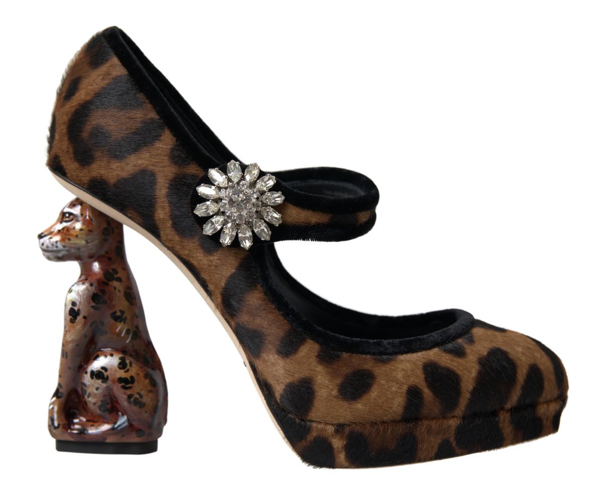 Dolce &amp; Gabbana Elegante Pumps mit Leopardenmuster für schicke Eleganz