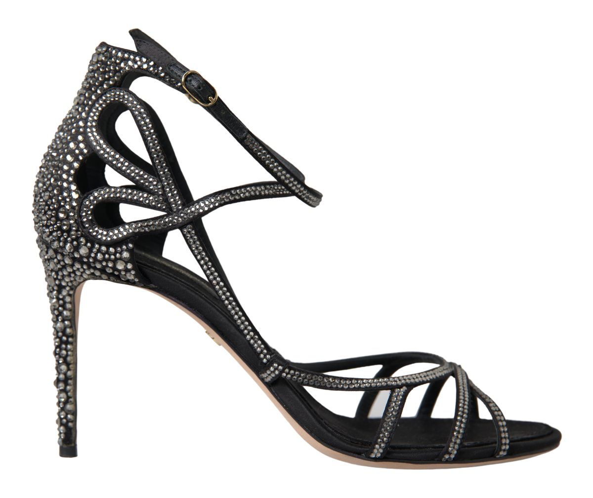 Dolce &amp; Gabbana Elegante Keira Strass-Stiletto-Sandalen