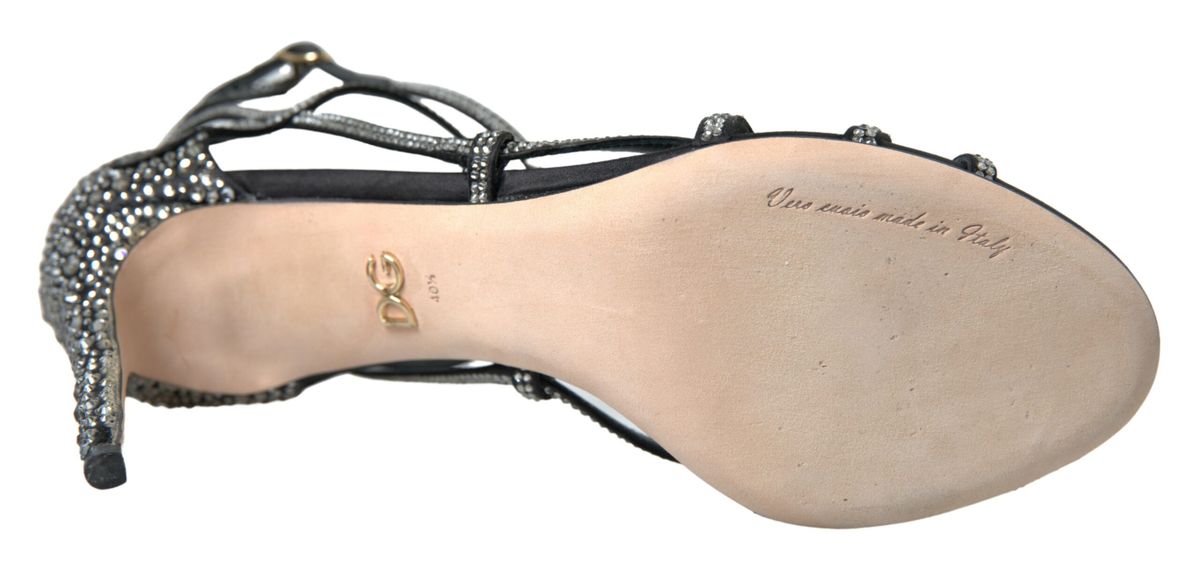 Dolce &amp; Gabbana Elegante Keira Strass-Stiletto-Sandalen