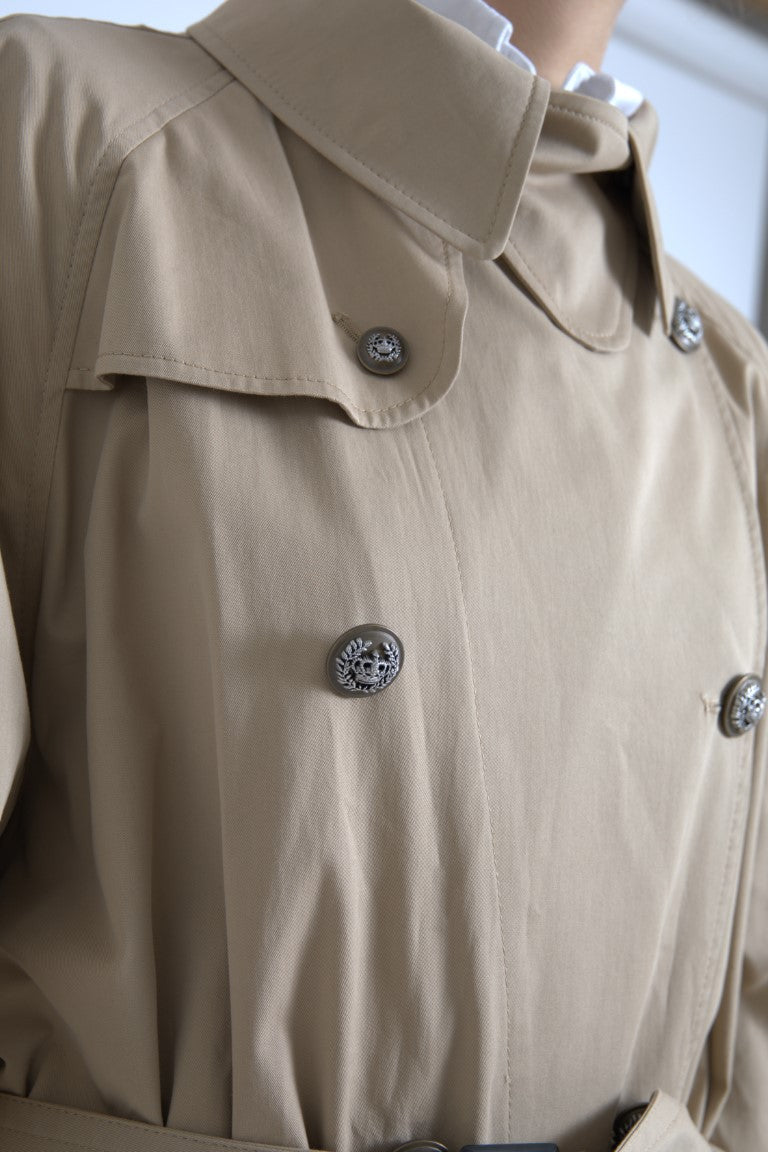 Dolce &amp; Gabbana Eleganter zweireihiger Trenchcoat