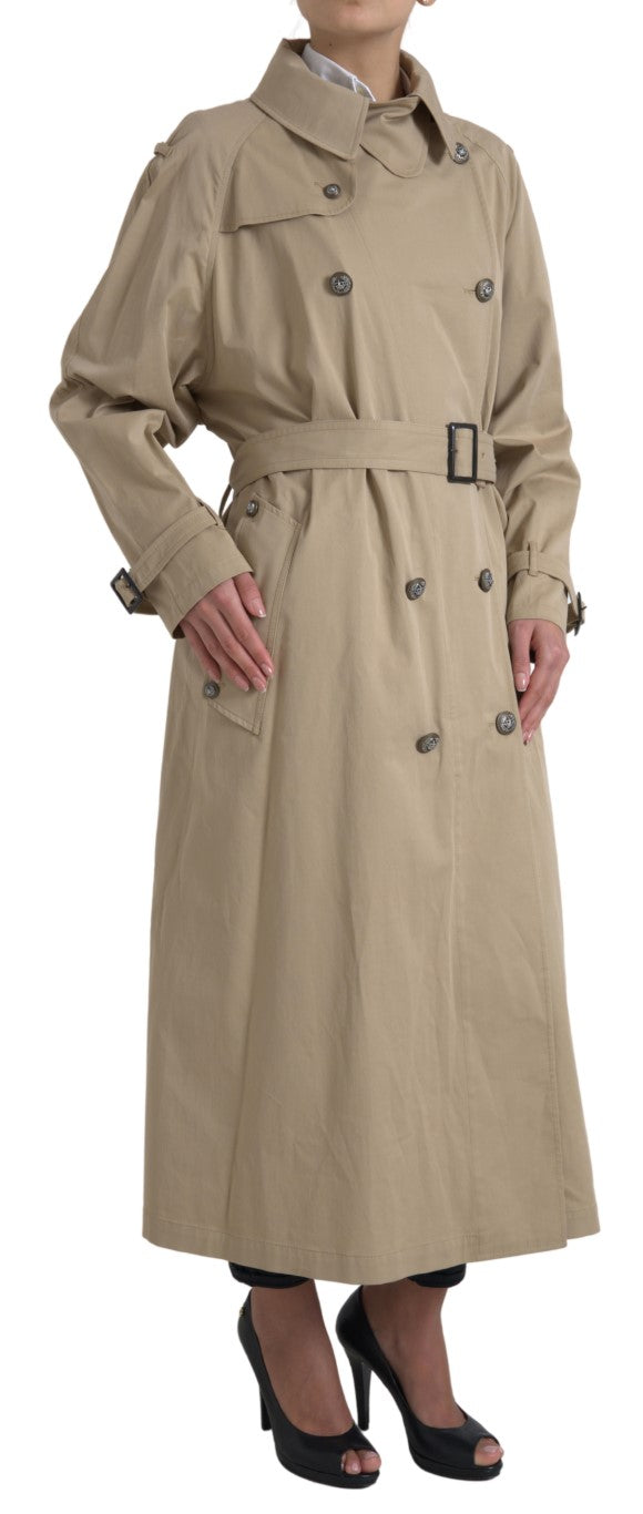 Dolce &amp; Gabbana Eleganter zweireihiger Trenchcoat