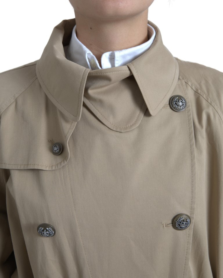 Dolce &amp; Gabbana Eleganter zweireihiger Trenchcoat
