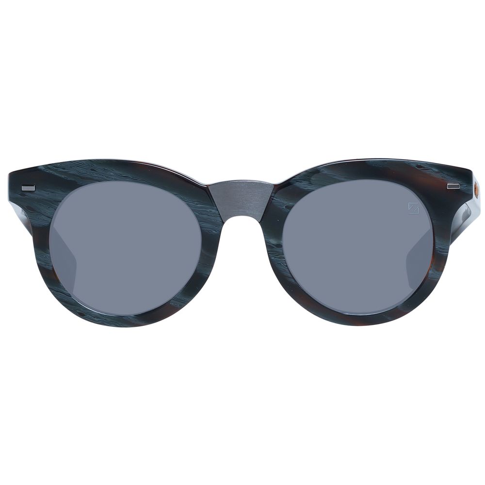 Ochelari de soare Ermenegildo Zegna maro pentru bărbați