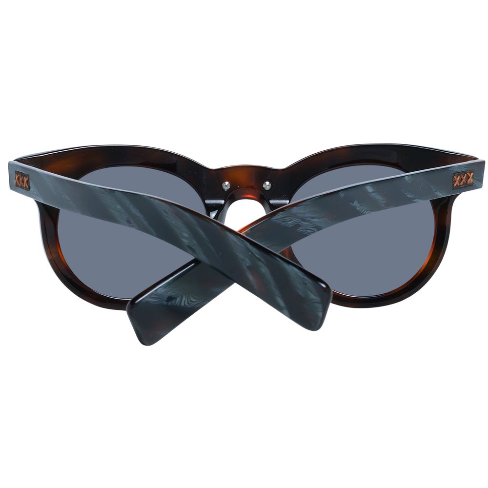 Ochelari de soare Ermenegildo Zegna maro pentru bărbați