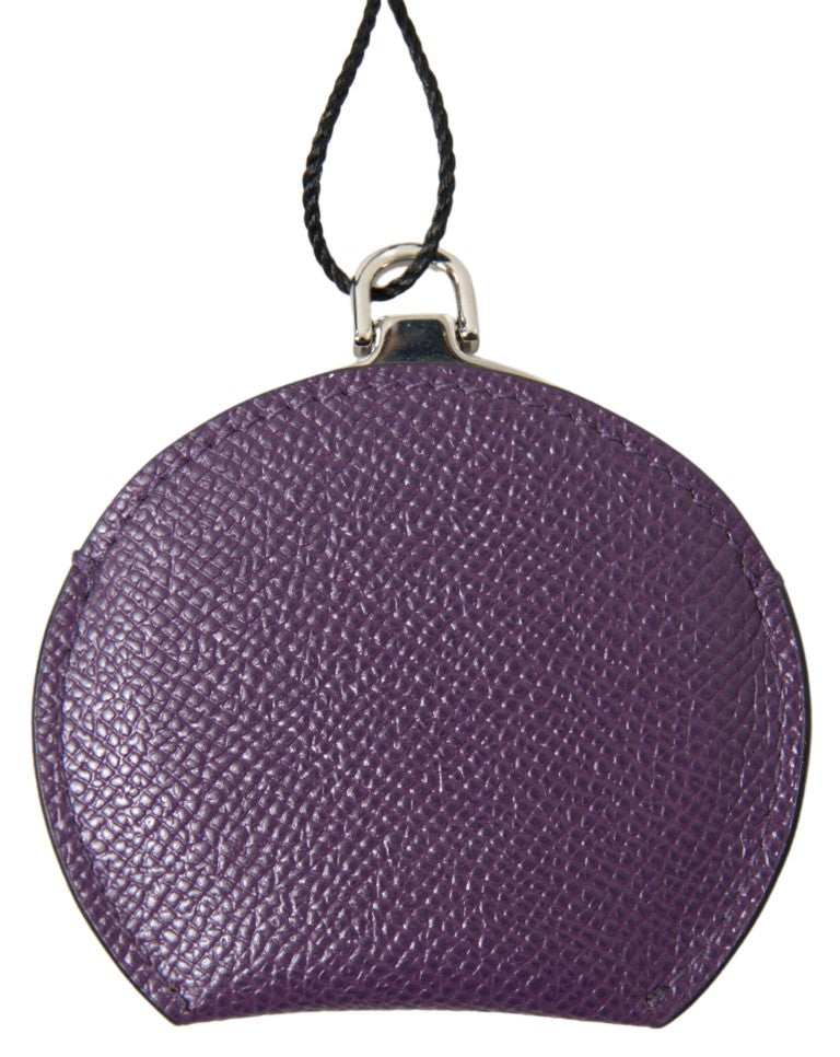 Suport elegant pentru oglindă din piele violet Dolce &amp; Gabbana