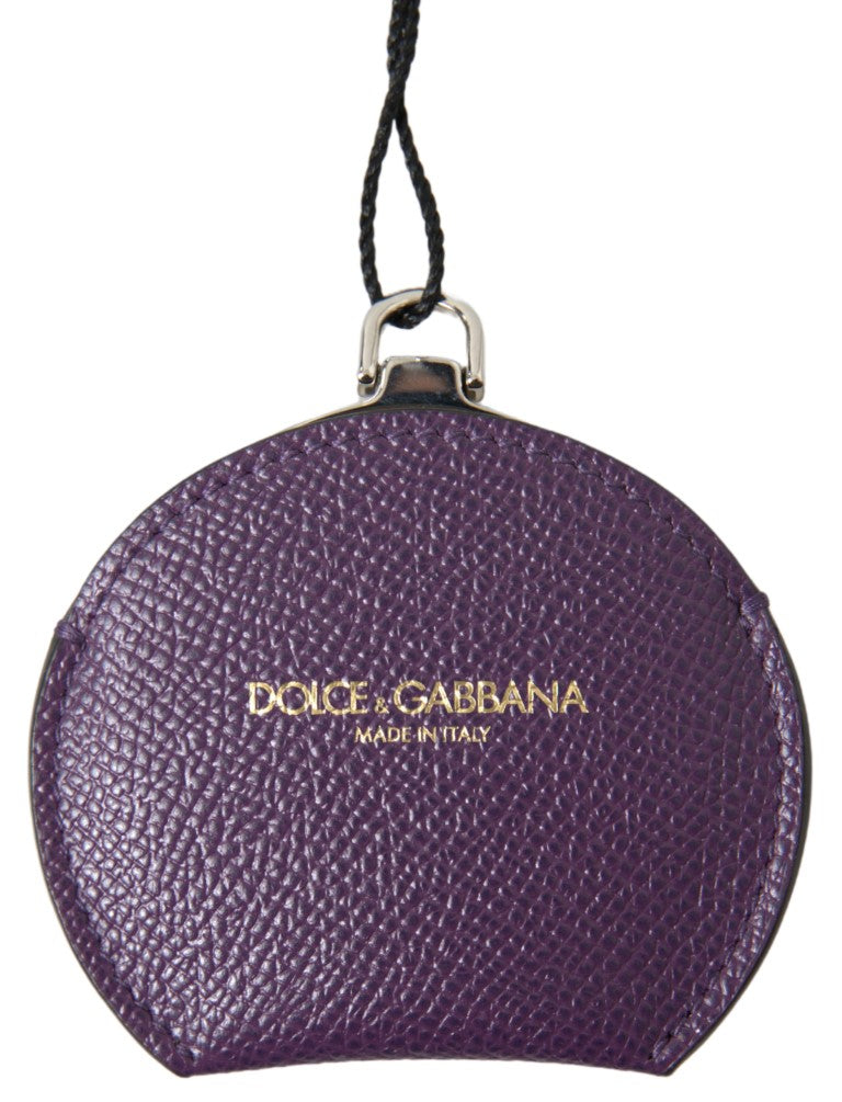 Suport elegant pentru oglindă din piele violet Dolce &amp; Gabbana