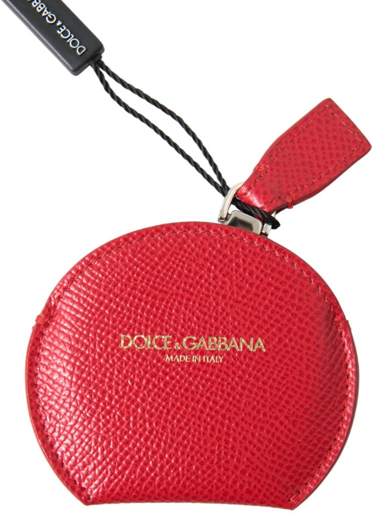 Suport elegant pentru oglindă din piele roșie Dolce &amp; Gabbana