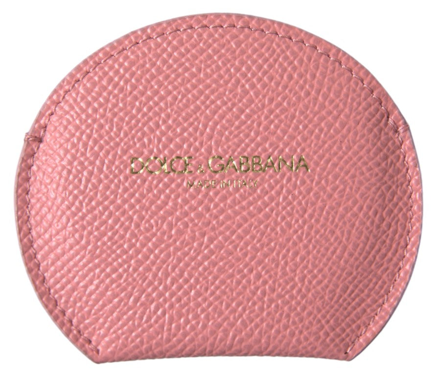 Suport pentru oglindă de mână Dolce &amp; Gabbana Chic Pink din piele