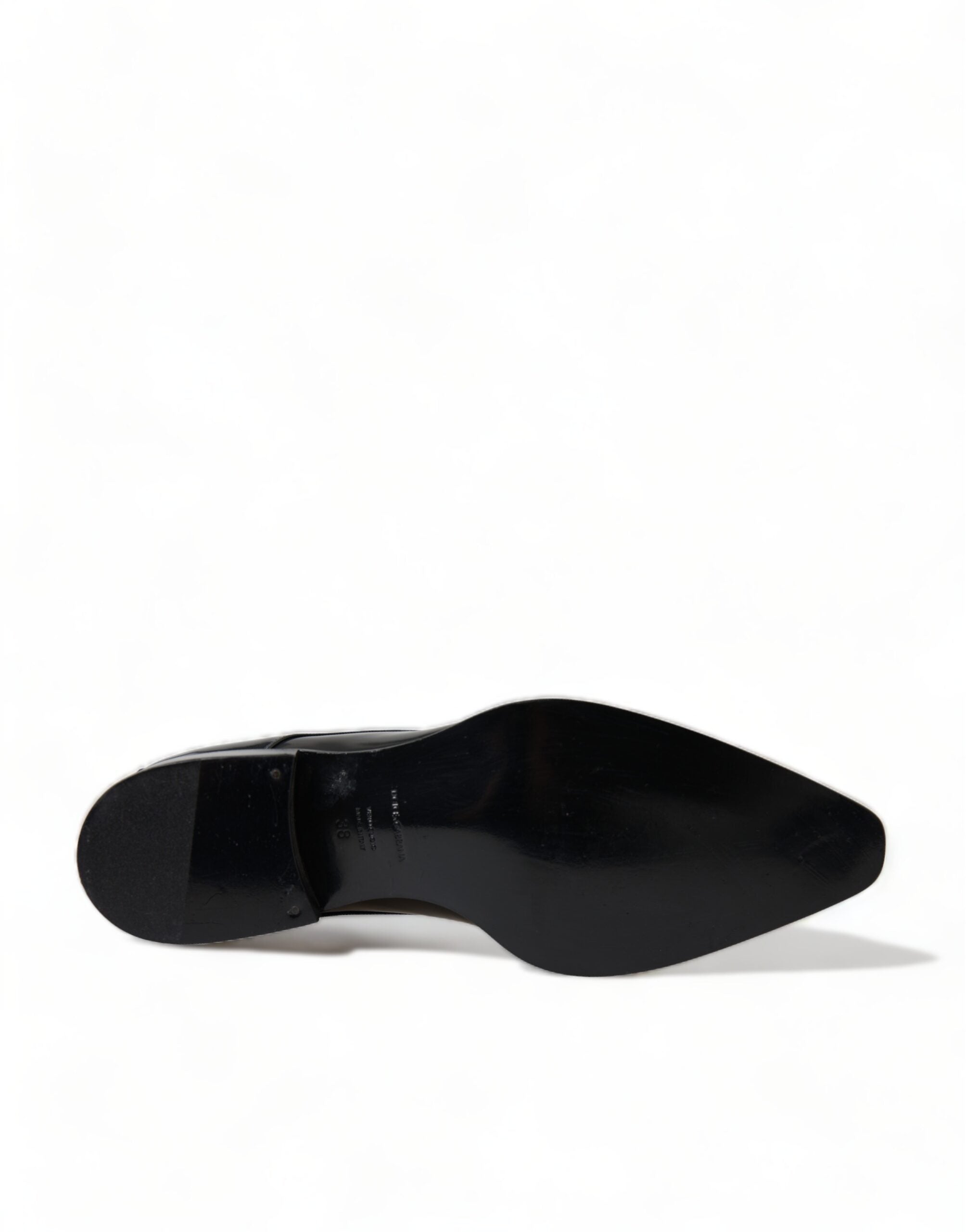 Dolce &amp; Gabbana – Elegante Ballerinas aus schwarzem Leder
