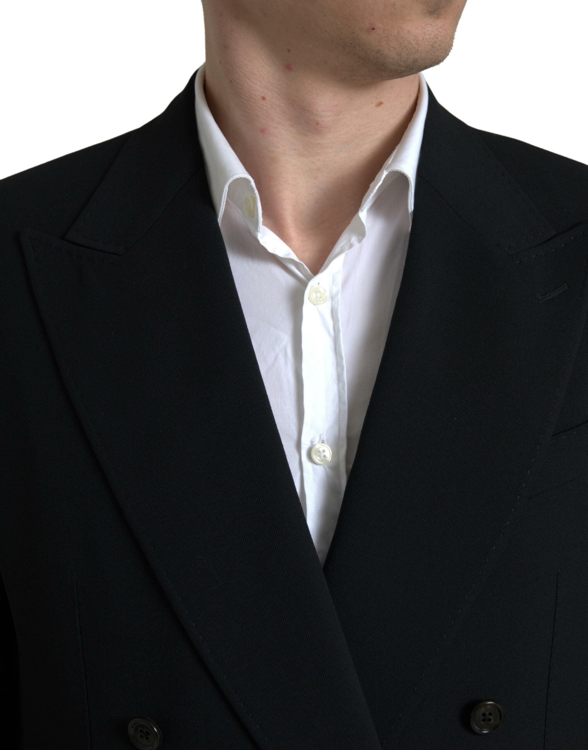 Dolce &amp; Gabbana Eleganter Slim Fit Zweireihiger Anzug