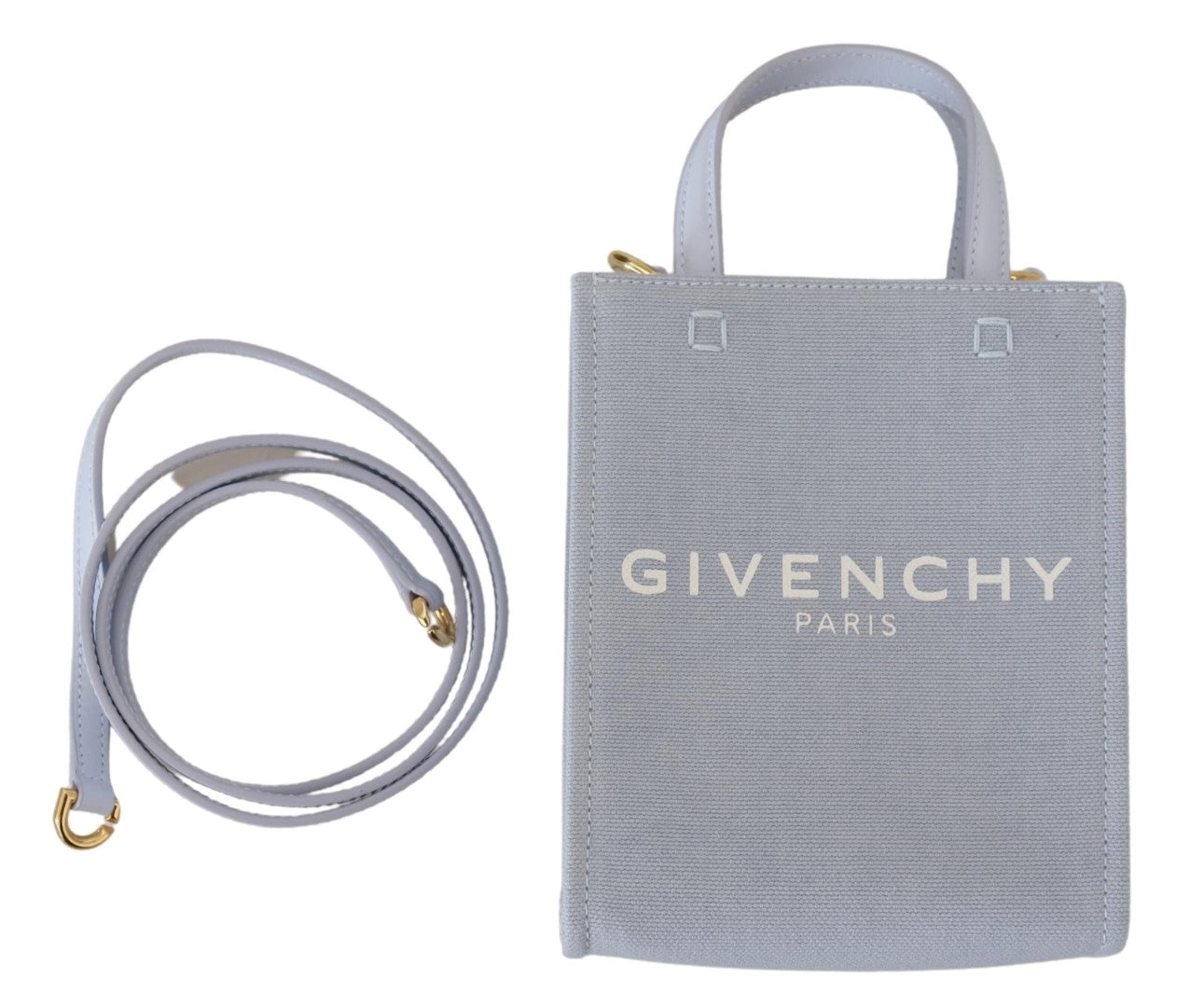 Givenchy Chic Cloud Blue Mini-Tasche aus Baumwolle