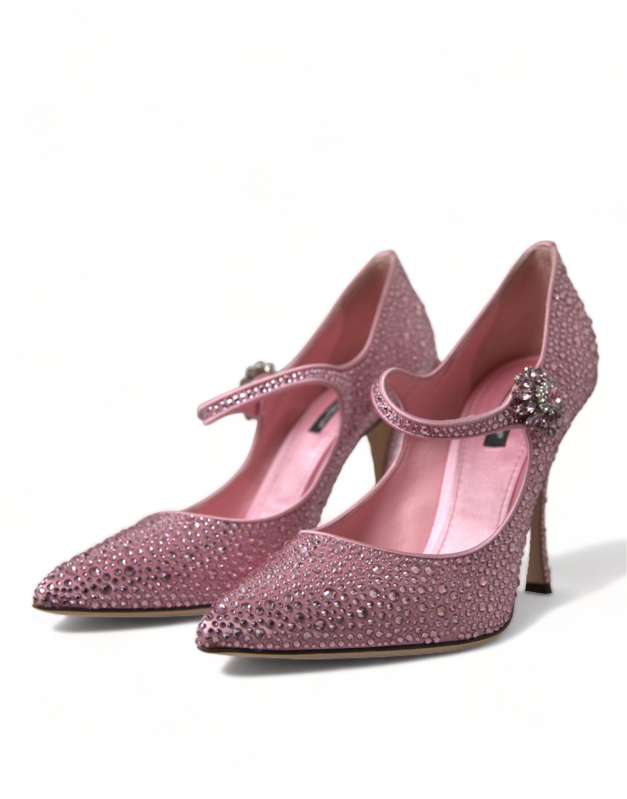 Dolce &amp; Gabbana Pantofi cu Cristale Roz Încântător