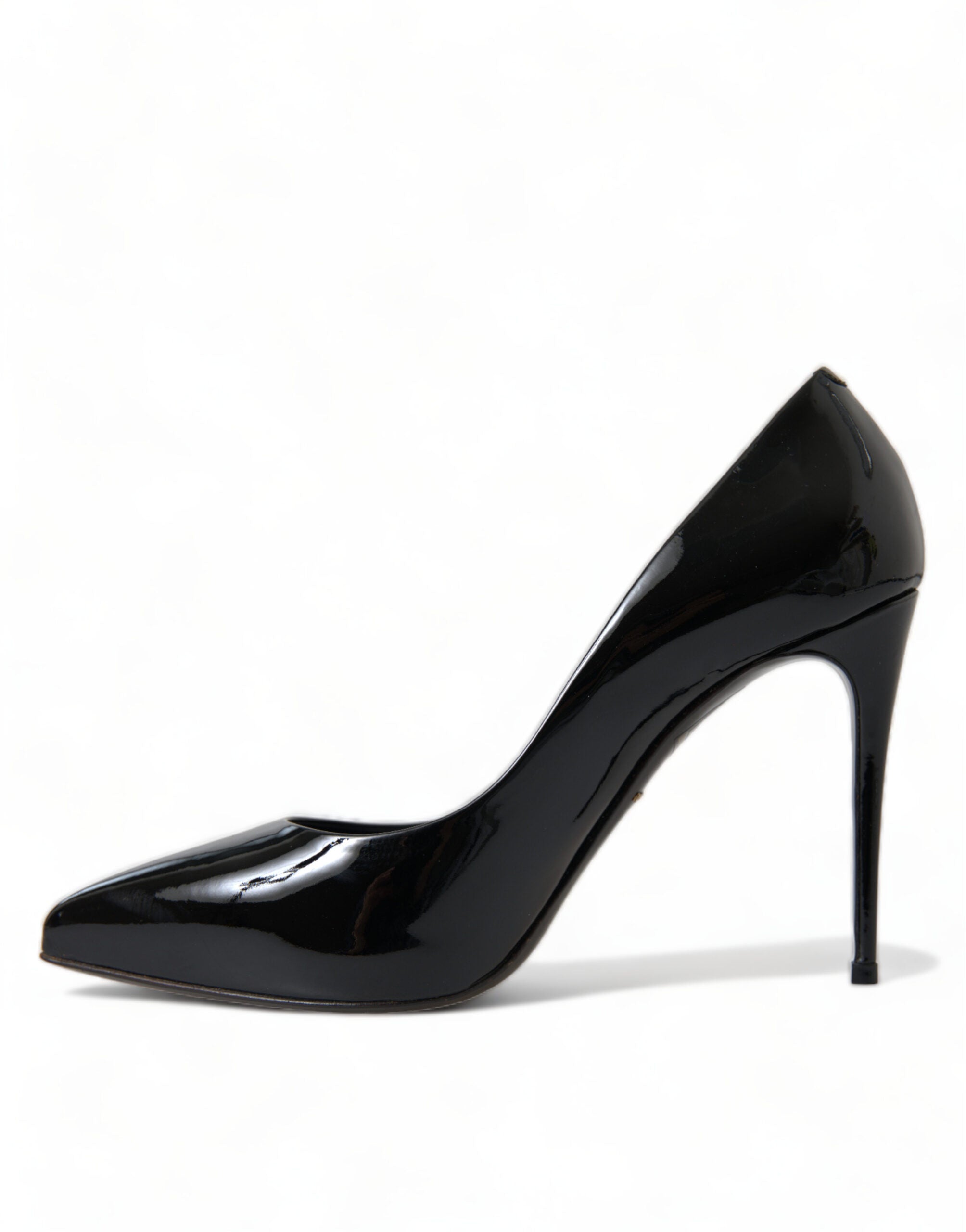 Dolce &amp; Gabbana Elegante schwarze Lack-Stilettos