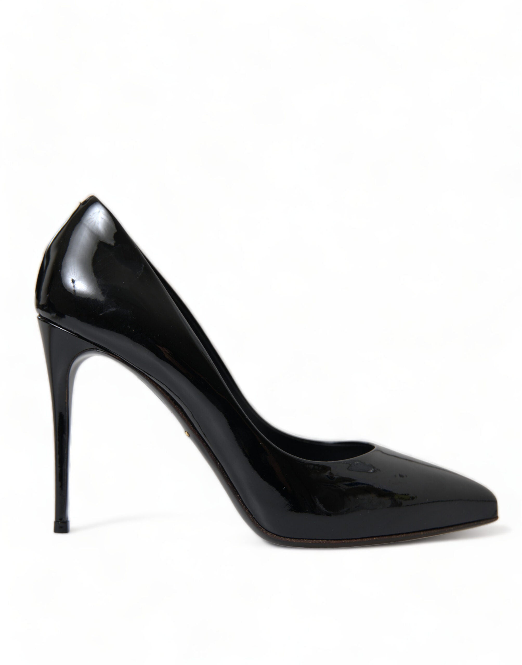 Dolce &amp; Gabbana Elegante schwarze Lack-Stilettos