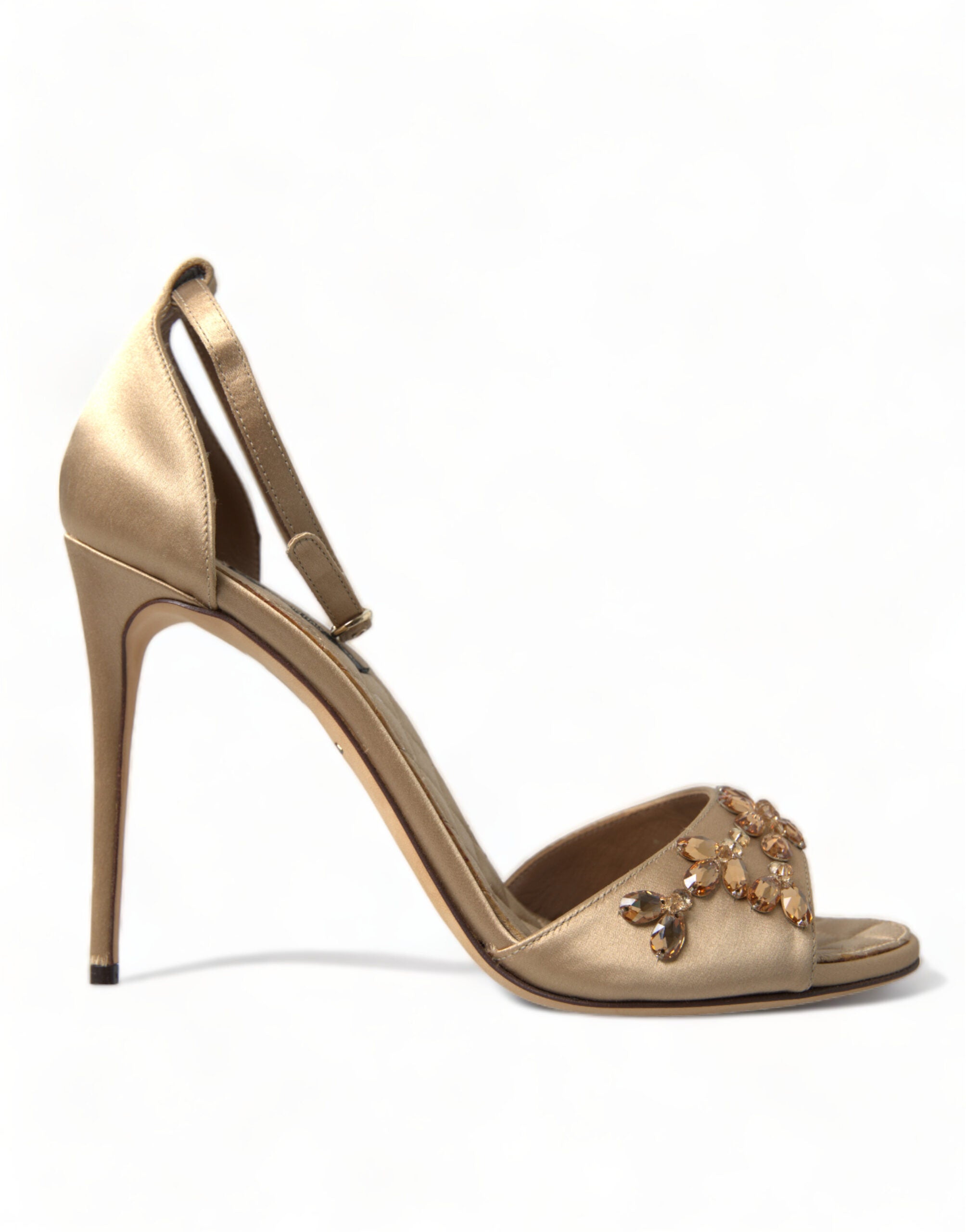 Dolce &amp; Gabbana Sandalen mit Kristallverzierung und Absatz