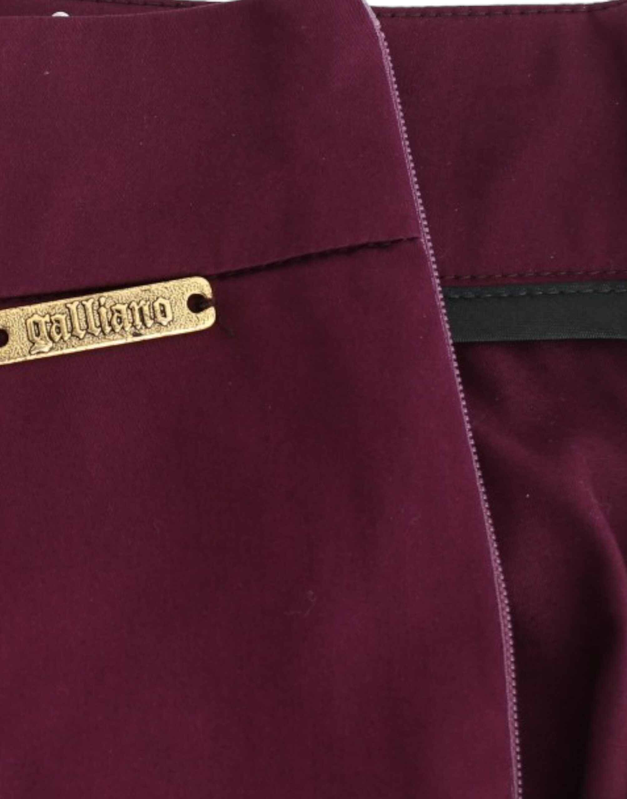Pantaloni slim eleganți mov de la John Galliano