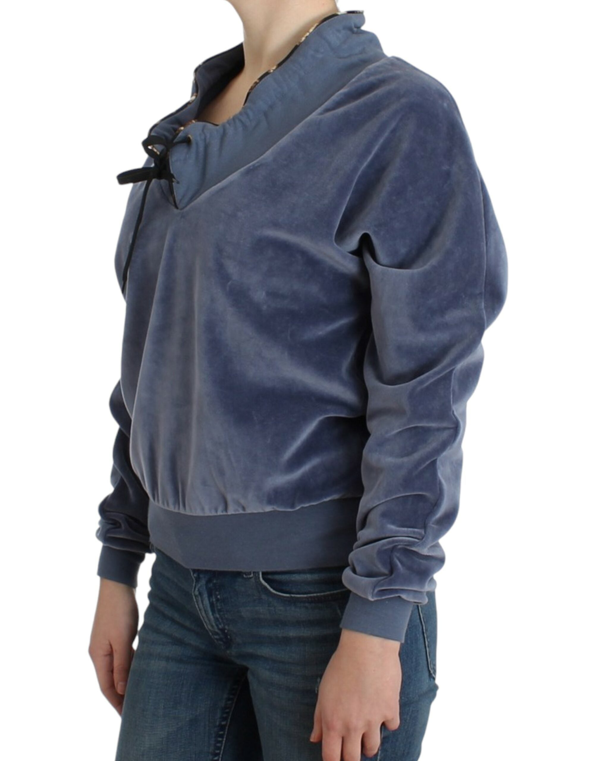 Cavalli – Eleganter Pullover-Mock mit Strass-Detail